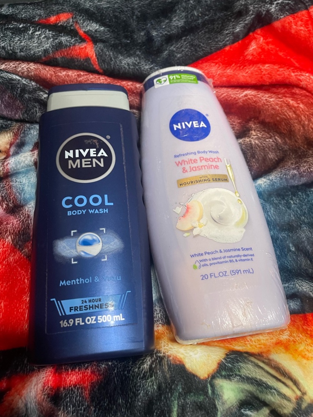 NIVEA Men’s & Women’s Soothing Body Wash Bundle